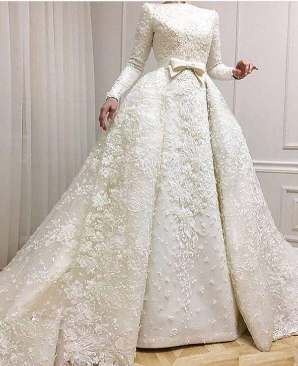 مدل لباس عروس پاییزی