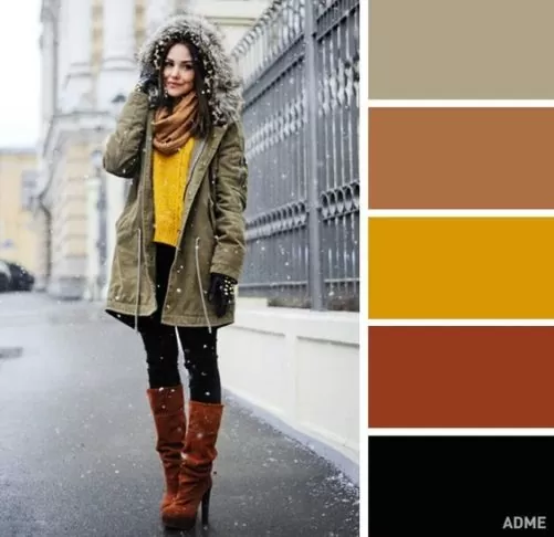 بهترین رنگ لباس در زمستان چه رنگی است